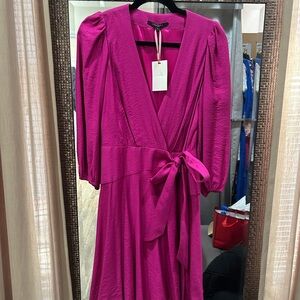 Alex Marie | Dresses | Alexis Marie Heidi Funnel Neck Long Sleeve Crepe  Dress Olive Green Size 2 A2 | Poshmark
